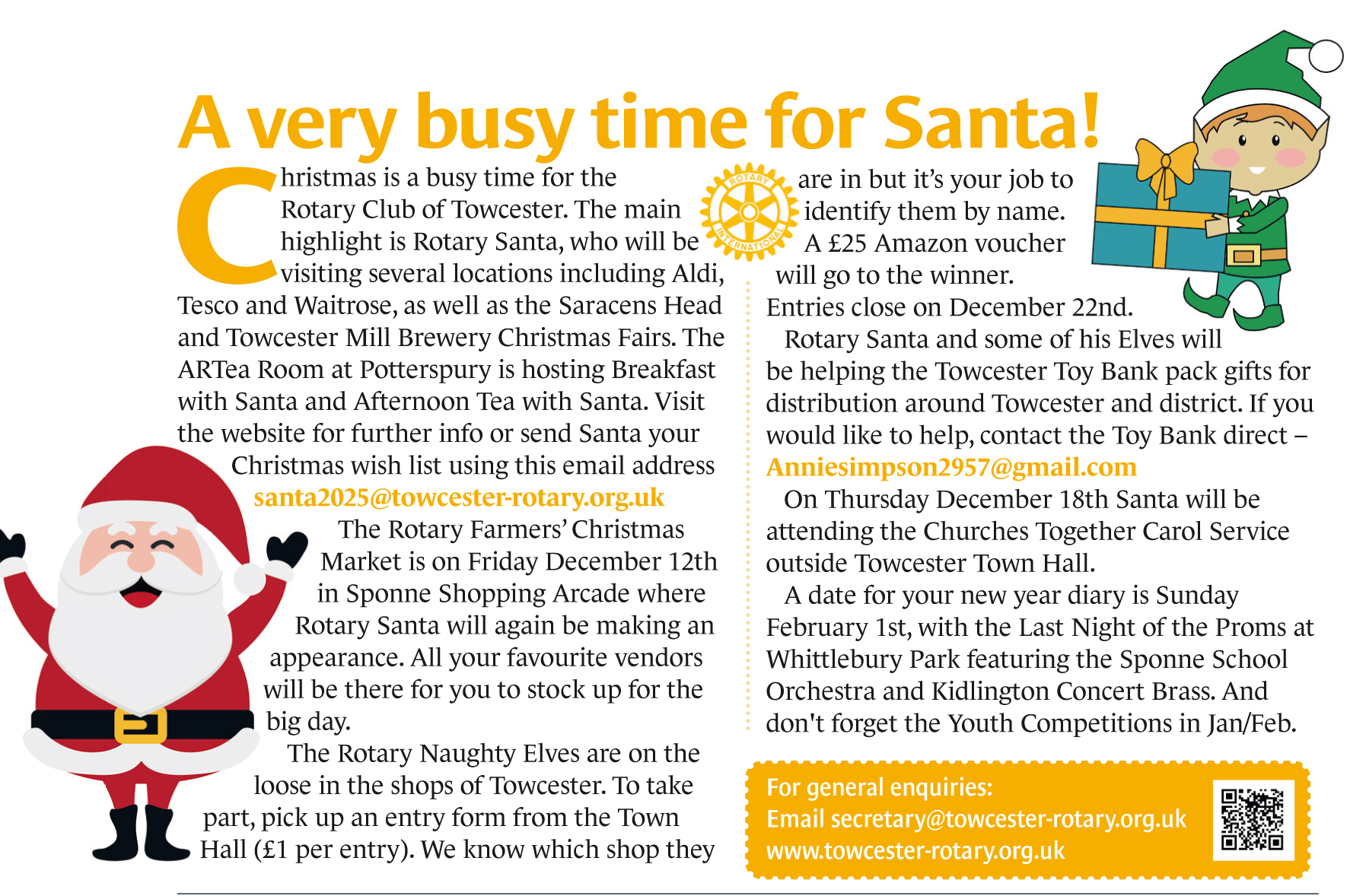 Towcester Rotary Dec25Jan26